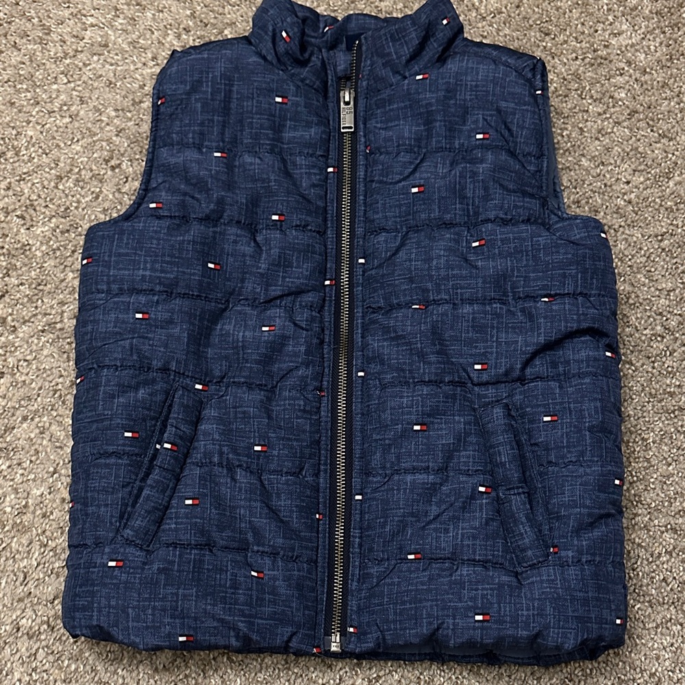 Tommy Hilfiger Blue Quilted Vest